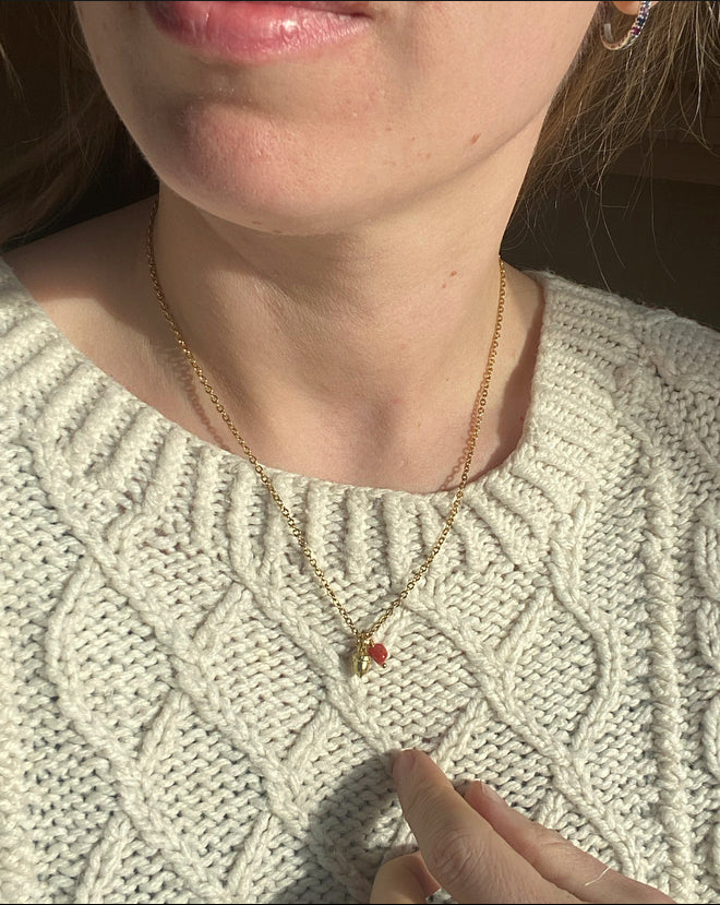Collana "Diventa ciò che sei" portafortuna