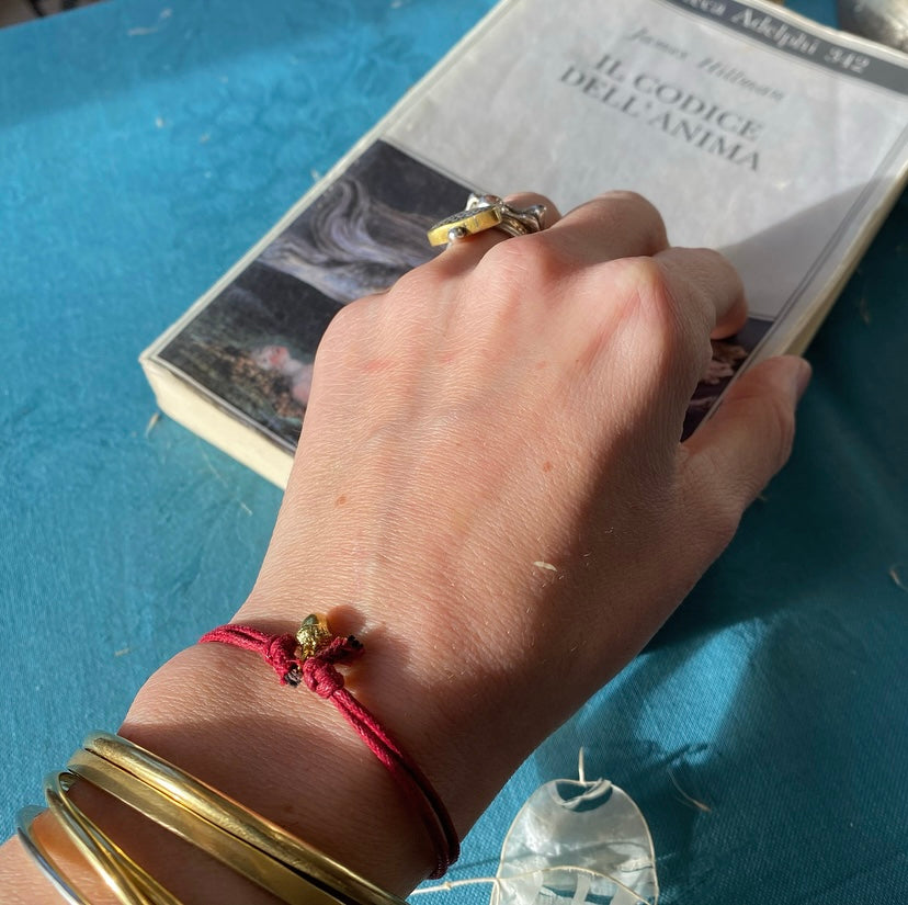 Bracciale cordino "diventa ciò che sei"