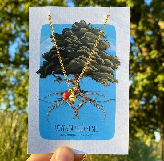 Collana "Diventa ciò che sei" portafortuna