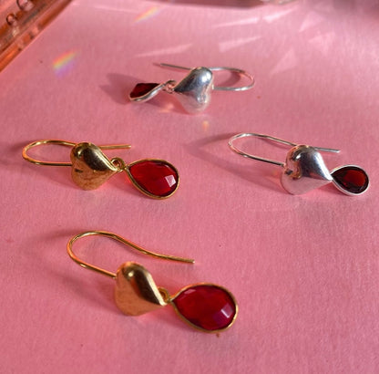 ORECCHINI STARDUST HEART